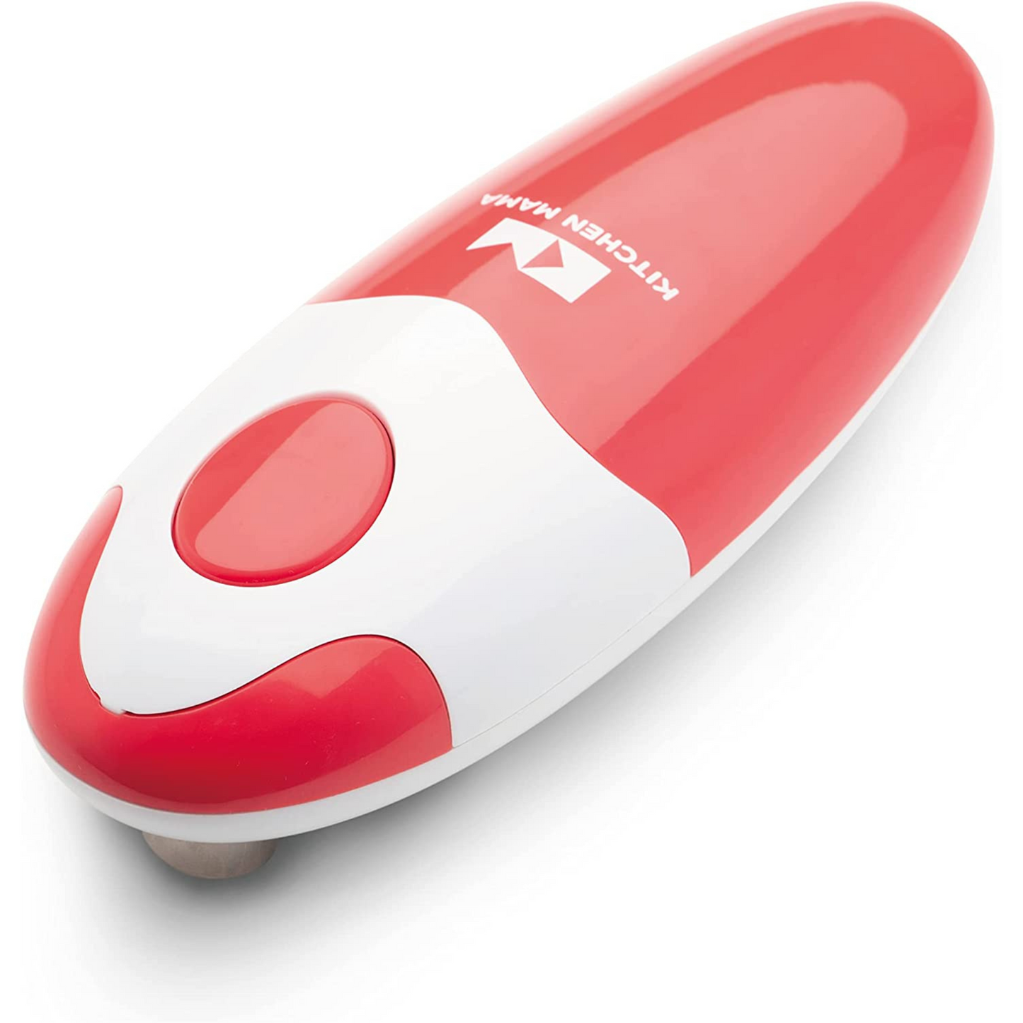 Kitchen Mama Auto Electric Can Opener: Open Your Cans with A Simple Push of Button - Automatic, Hands Free, Smooth Edge, Food-Safe, Battery Operated, YES YOU CAN