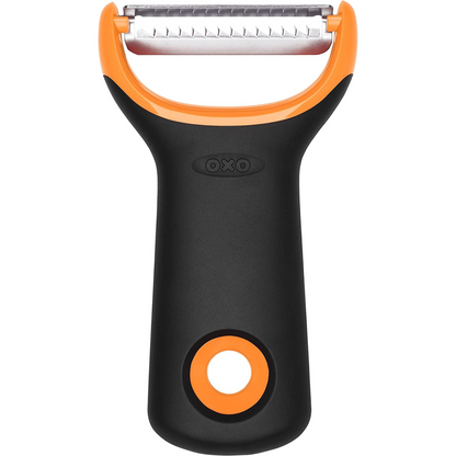OXO Stainless Steel Good Grips Prep Julienne Y-Peeler, Black, 4.2"W x 8"H